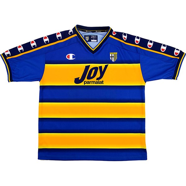 Tailandia Camiseta Parma Champion Primera equipo Retro 2001 2002 Amarillo